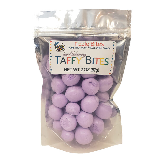 Taffy Bites Huckleberry